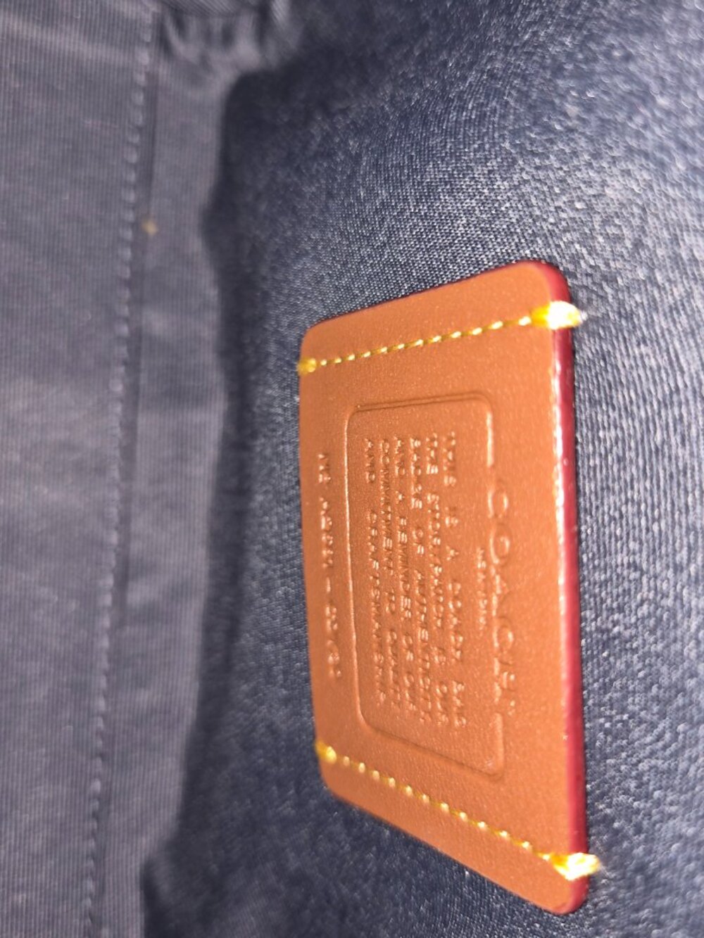 Coach Loved Denim Mini Rowan - Picture 6 of 6